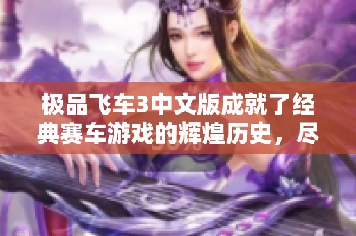 极品飞车3中文版成就了经典赛车游戏的辉煌历史，尽情感受速度与激情的快感