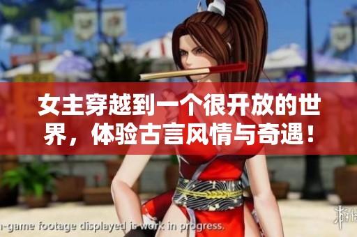 女主穿越到一个很开放的世界，体验古言风情与奇遇！