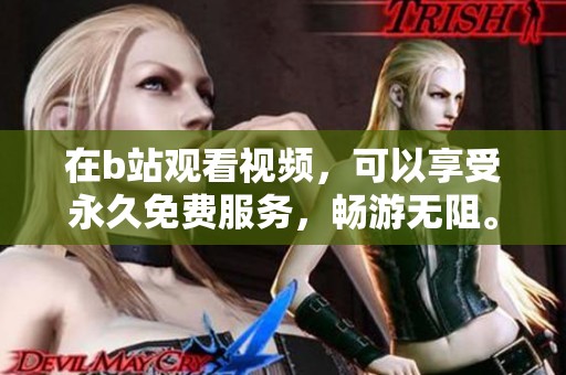 在b站观看视频，可以享受永久免费服务，畅游无阻。