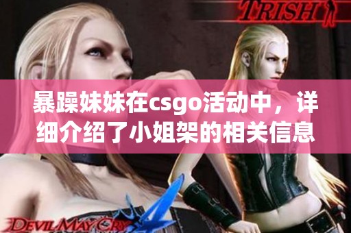 暴躁妹妹在csgo活动中，详细介绍了小姐架的相关信息与内容