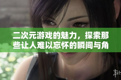 二次元游戏的魅力，探索那些让人难以忘怀的瞬间与角色