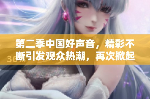 第二季中国好声音，精彩不断引发观众热潮，再次掀起音乐狂欢！