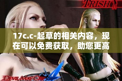 17c.c-起草的相关内容，现在可以免费获取，助您更高效地完成任务