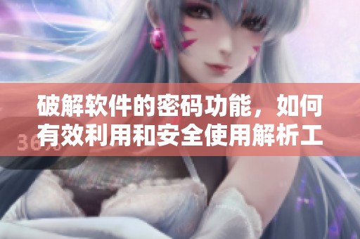 破解软件的密码功能，如何有效利用和安全使用解析工具