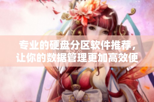 专业的硬盘分区软件推荐，让你的数据管理更加高效便捷