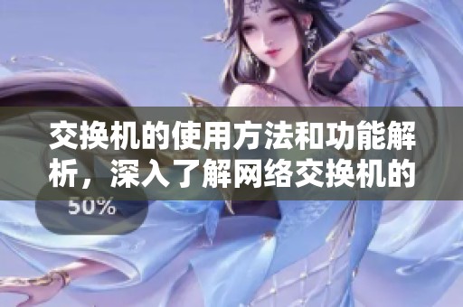 交换机的使用方法和功能解析，深入了解网络交换机的重要性与应用场景