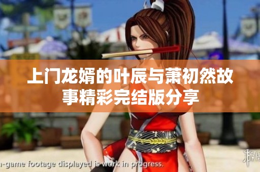 上门龙婿的叶辰与萧初然故事精彩完结版分享