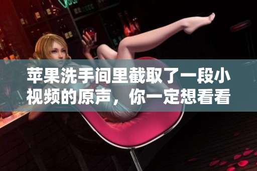 苹果洗手间里截取了一段小视频的原声，你一定想看看吧