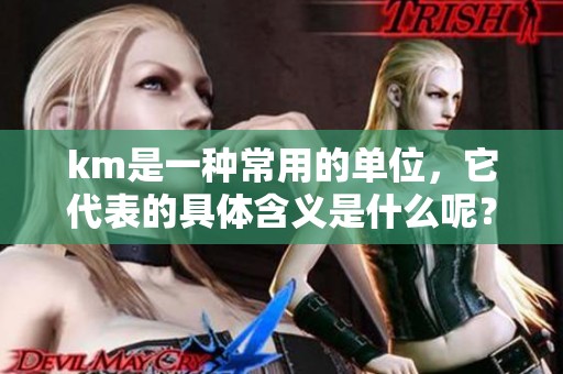 km是一种常用的单位，它代表的具体含义是什么呢？