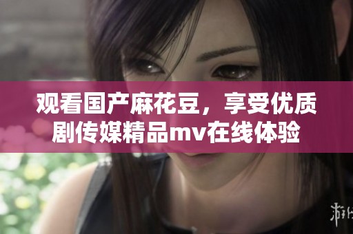 观看国产麻花豆，享受优质剧传媒精品mv在线体验