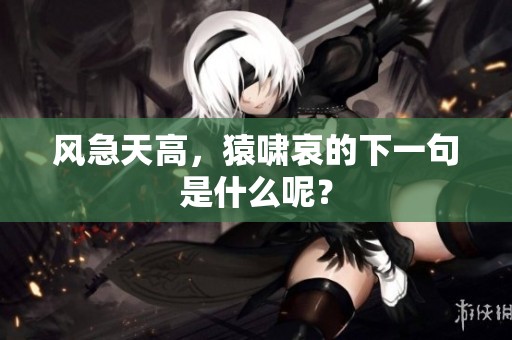 风急天高，猿啸哀的下一句是什么呢？