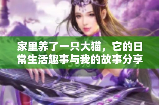 家里养了一只大猫，它的日常生活趣事与我的故事分享