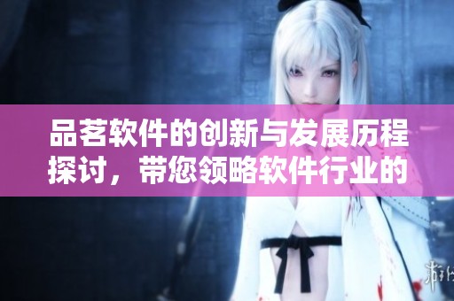 品茗软件的创新与发展历程探讨，带您领略软件行业的精彩前景