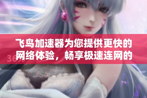 飞鸟加速器为您提供更快的网络体验，畅享极速连网的新时代