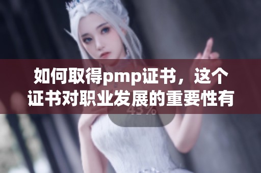 如何取得pmp证书，这个证书对职业发展的重要性有哪些？