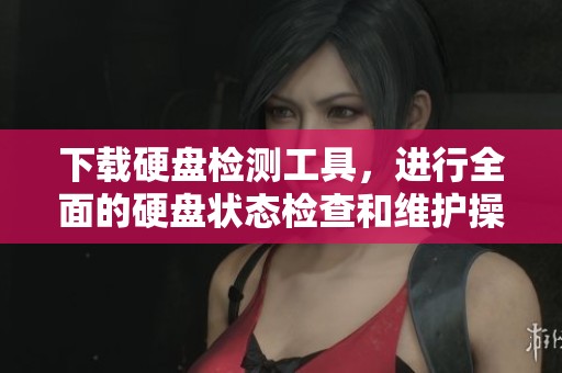 下载硬盘检测工具，进行全面的硬盘状态检查和维护操作