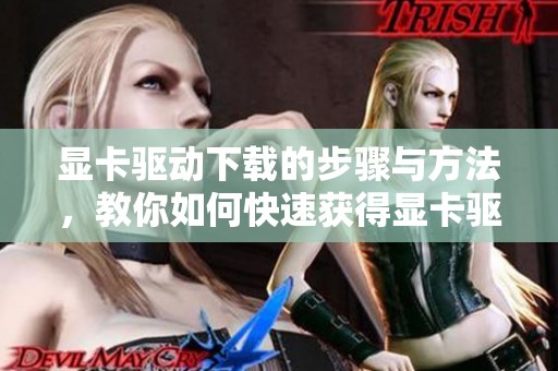 显卡驱动下载的步骤与方法，教你如何快速获得显卡驱动软件下载。