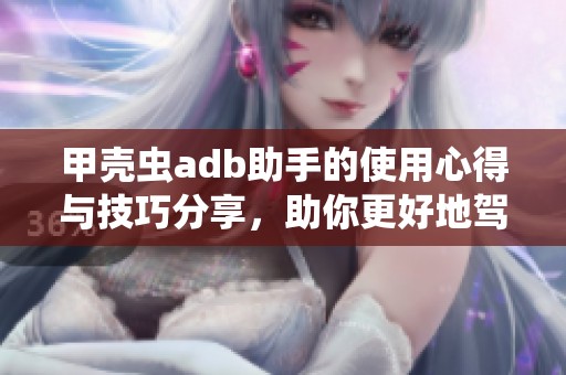甲壳虫adb助手的使用心得与技巧分享，助你更好地驾驭这一工具