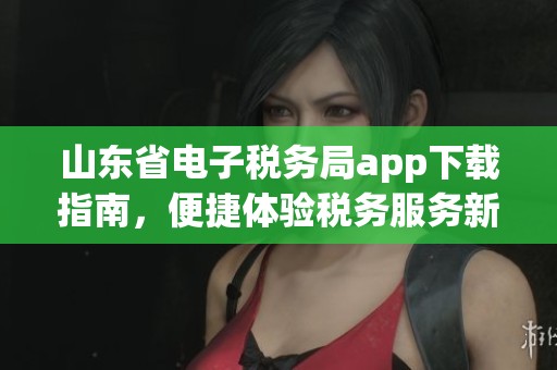 山东省电子税务局app下载指南，便捷体验税务服务新方式