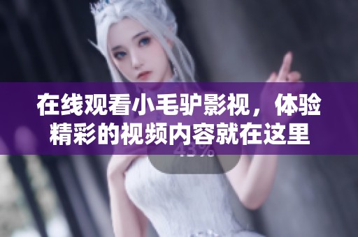 在线观看小毛驴影视，体验精彩的视频内容就在这里