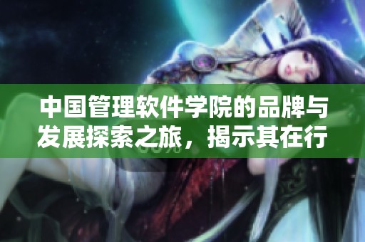 中国管理软件学院的品牌与发展探索之旅，揭示其在行业中的重要地位