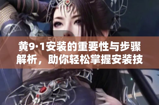 黄9·1安装的重要性与步骤解析，助你轻松掌握安装技巧！