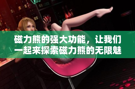 磁力熊的强大功能，让我们一起来探索磁力熊的无限魅力吧