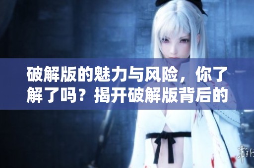 破解版的魅力与风险，你了解了吗？揭开破解版背后的秘密与影响。