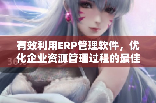 有效利用ERP管理软件，优化企业资源管理过程的最佳实践探讨