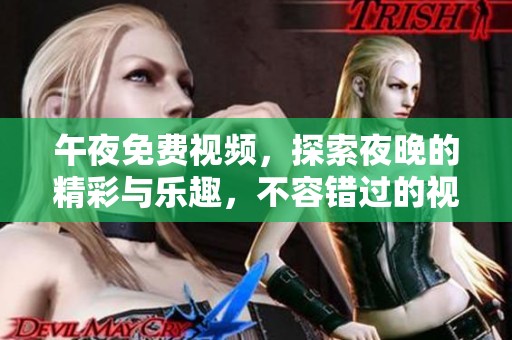 午夜免费视频，探索夜晚的精彩与乐趣，不容错过的视听盛宴！