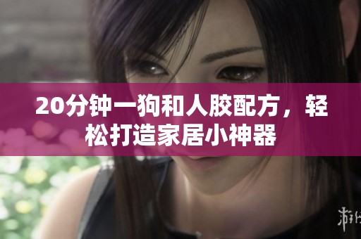 20分钟一狗和人胶配方，轻松打造家居小神器