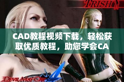 CAD教程视频下载，轻松获取优质教程，助您学会CAD技能