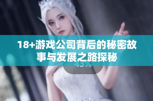 18+游戏公司背后的秘密故事与发展之路探秘