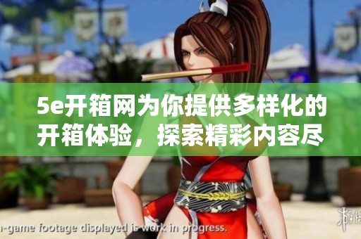 5e开箱网为你提供多样化的开箱体验，探索精彩内容尽在其中