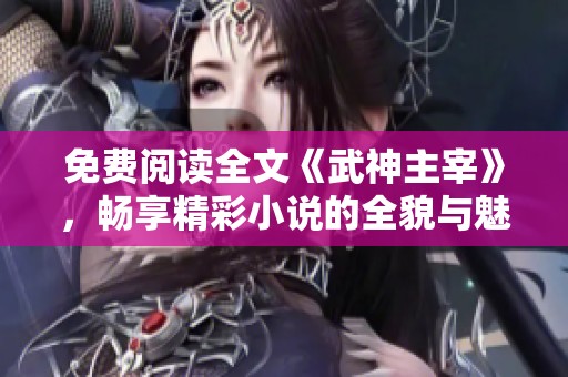 免费阅读全文《武神主宰》，畅享精彩小说的全貌与魅力！