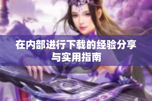在内部进行下载的经验分享与实用指南