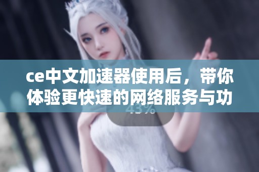 ce中文加速器使用后，带你体验更快速的网络服务与功能