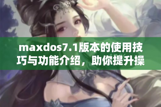 maxdos7.1版本的使用技巧与功能介绍，助你提升操作效率与体验