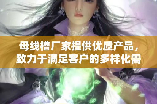 母线槽厂家提供优质产品，致力于满足客户的多样化需求