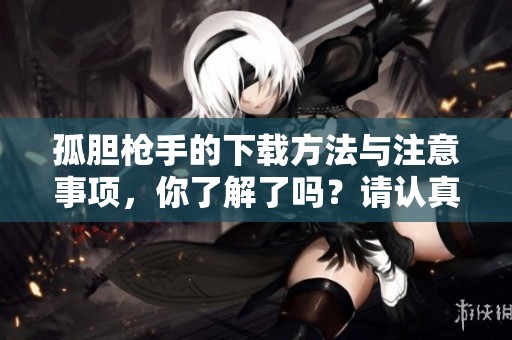 孤胆枪手的下载方法与注意事项，你了解了吗？请认真阅读以下内容。