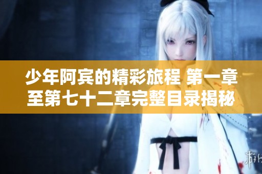 少年阿宾的精彩旅程 第一章至第七十二章完整目录揭秘