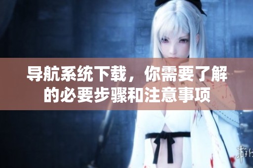 导航系统下载，你需要了解的必要步骤和注意事项