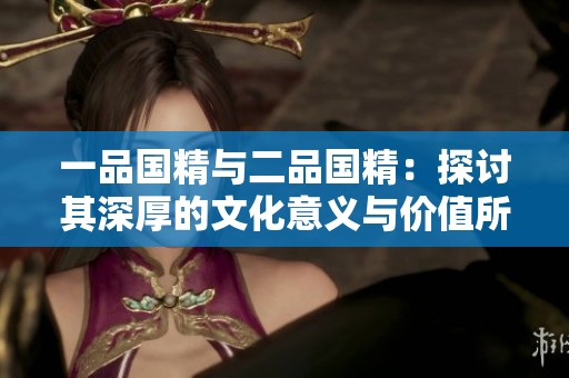一品国精与二品国精：探讨其深厚的文化意义与价值所在