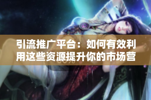 引流推广平台：如何有效利用这些资源提升你的市场营销效果