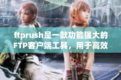 ftprush是一款功能强大的FTP客户端工具，用于高效管理文件传输的需求