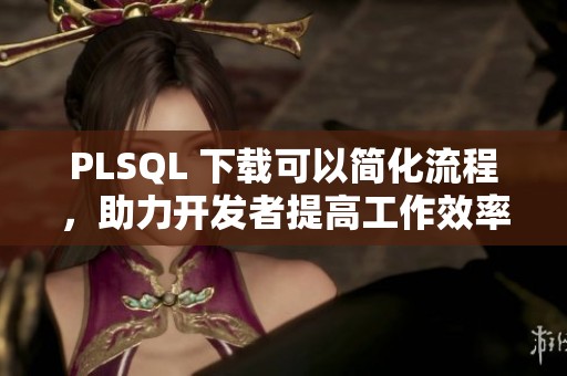 PLSQL 下载可以简化流程，助力开发者提高工作效率