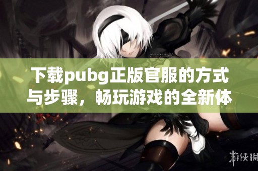 下载pubg正版官服的方式与步骤，畅玩游戏的全新体验等你来试