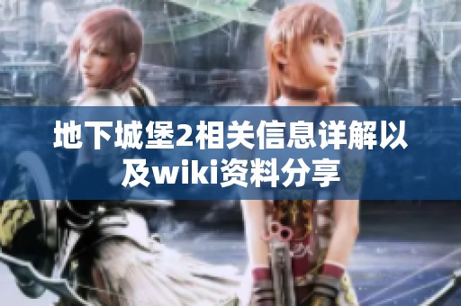 地下城堡2相关信息详解以及wiki资料分享