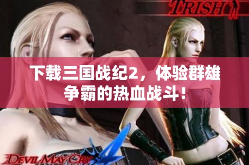 下载三国战纪2，体验群雄争霸的热血战斗！