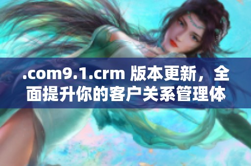 .com9.1.crm 版本更新，全面提升你的客户关系管理体验